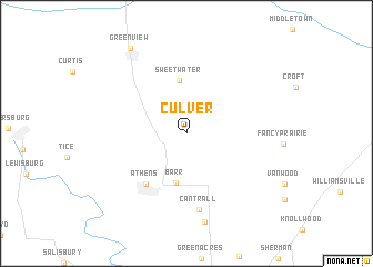 map of Culver