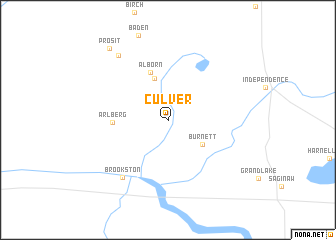 map of Culver