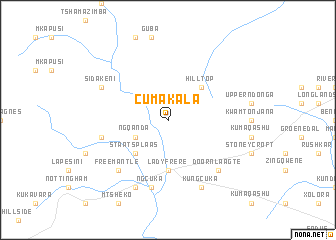 map of Cumakala