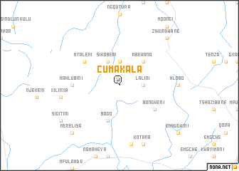 map of Cumakala