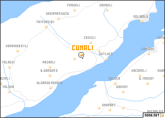 map of Cumalı