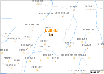 map of Cumalı