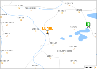 map of Cumalı