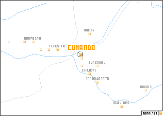 map of Cumando