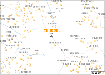 map of Cumaral