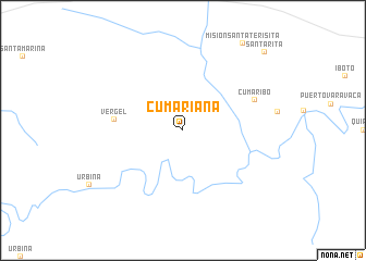 map of Cumariana