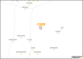 map of Cuma