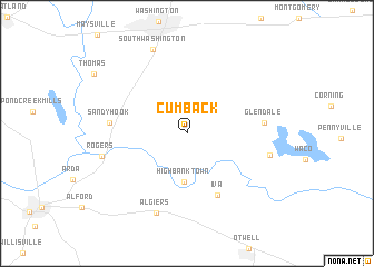 map of Cumback