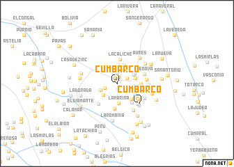 map of Cumbarco