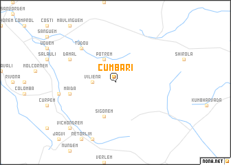 map of Cumbari