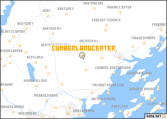 map of Cumberland Center