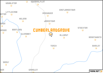 map of Cumberland Grove