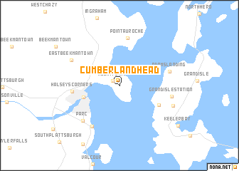 map of Cumberland Head