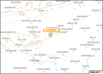 map of Cumbola