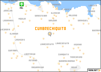 map of Cumbre Chiquita