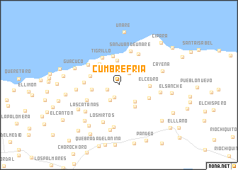 map of Cumbre Fria