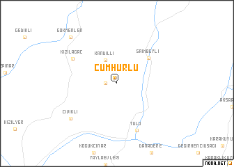 map of Cumhurlu