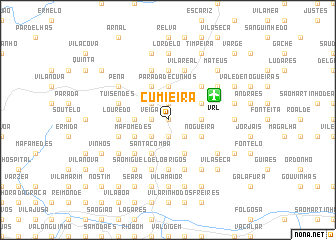 map of Cumieira