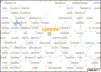 map of Cumieira