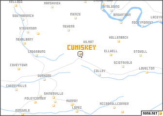 map of Cumiskey