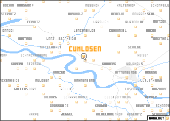 map of Cumlosen