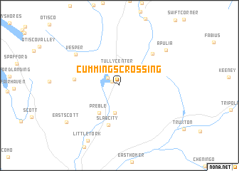 map of Cummings Crossing