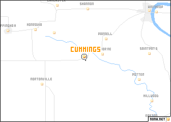 map of Cummings