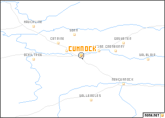 map of Cumnock