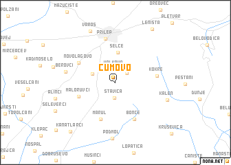 map of Čumovo