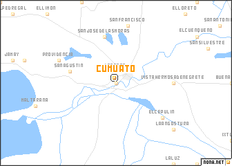 map of Cumuato