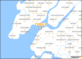 map of Cumule