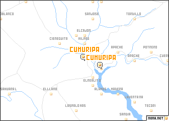 map of Cumuripa