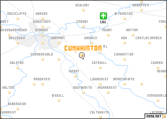 map of Cumwhinton