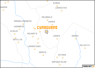 map of Cunaguaro