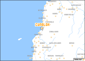 map of Cunalom