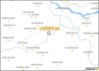 map of Cunaviche