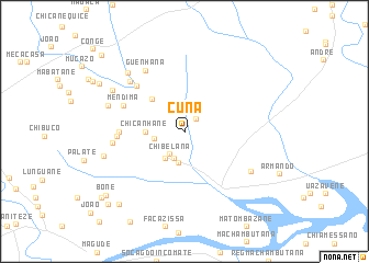 map of Cuna