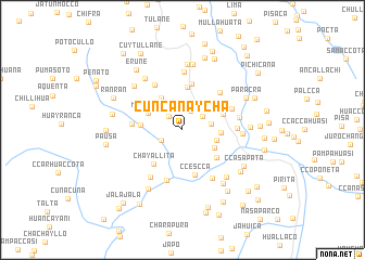 map of Cuncanaycha