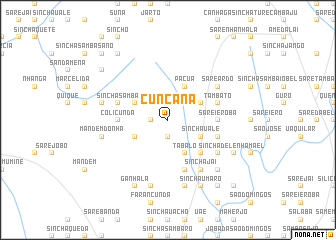 map of Cuncana