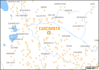 map of Cuncapata