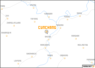 map of Cunchang