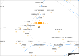map of Cunchillos