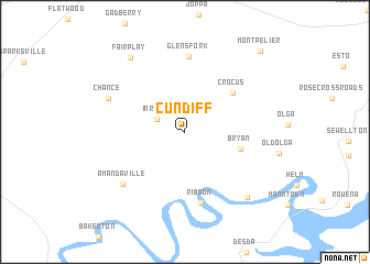 map of Cundiff