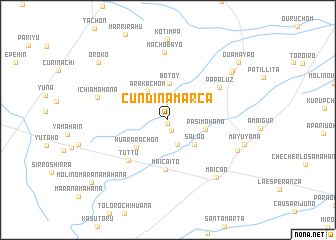 map of Cundinamarca