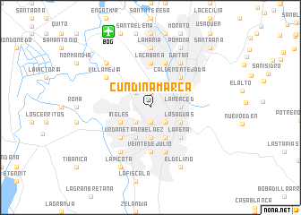 map of Cundinamarca