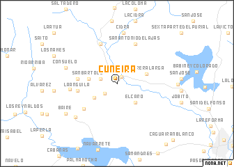 map of Cuneira