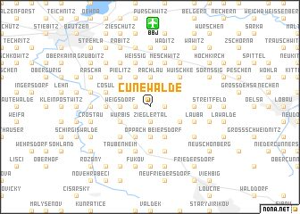 map of Cunewalde