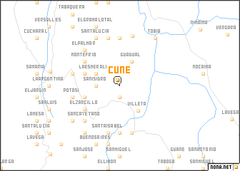 map of Cune