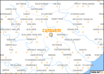 map of Cungweni