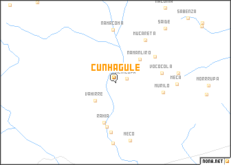 map of Cunhagule